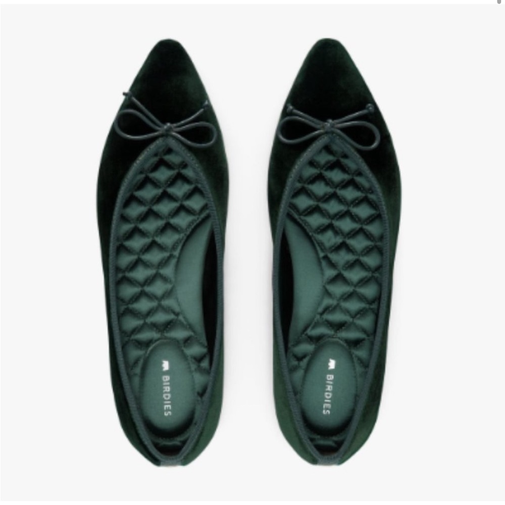 NIB Birdies The Goldfinch Velvet Flats